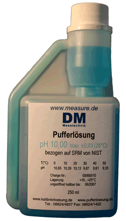 Puffer pH 10 in Dosierflasche 250 ml - DM10PH22