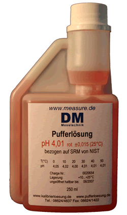 Puffer pH 4 in Dosierflasche 250 ml - DM4PH18