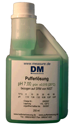 Puffer pH 7 in Dosierflasche 250 ml - DM7PH20